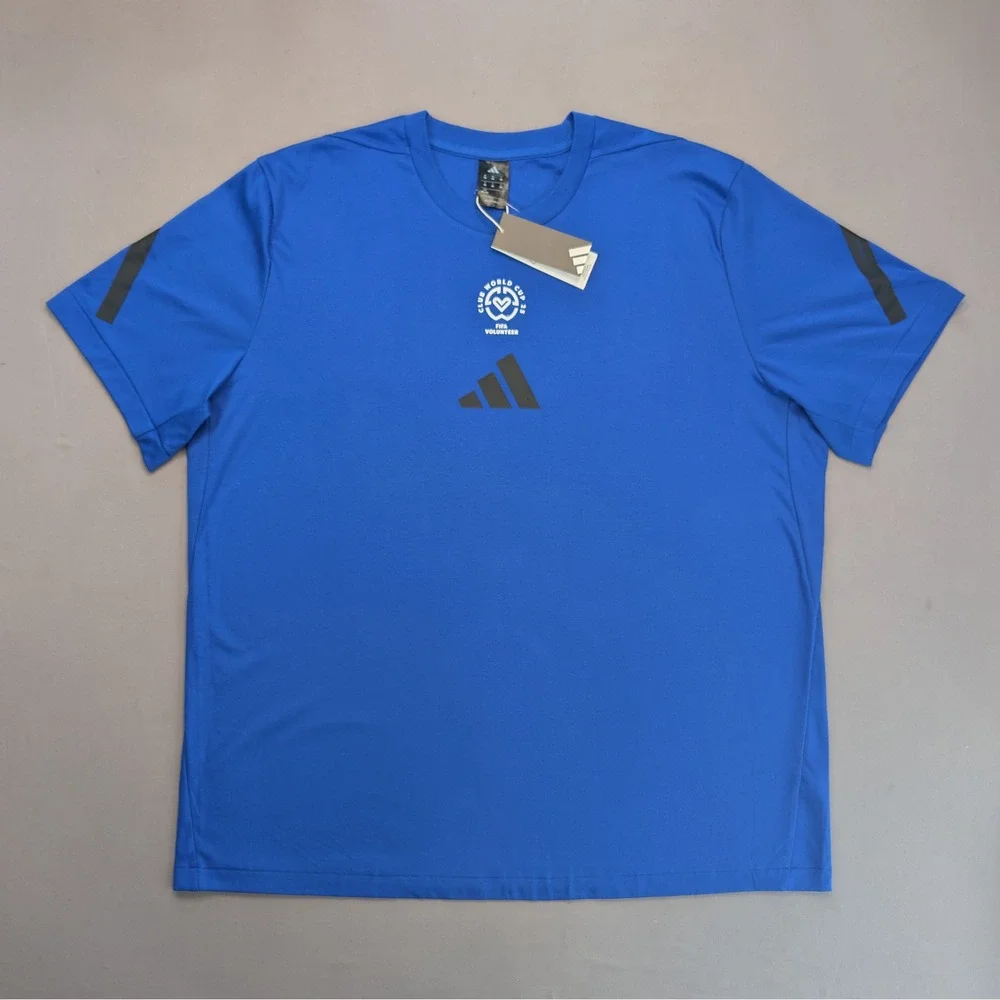 NWT adidas FIFA Club World Cup 2025 Volunteer ZNE Tee 3XL Royal Blue